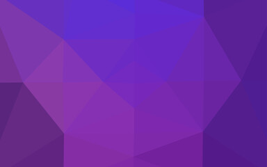 Obraz premium Light Purple vector polygon abstract backdrop.
