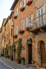 Fototapeta na wymiar Città della Pieve, piccolo borgo tra Toscana ed Umbria