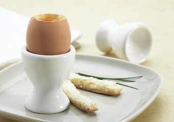 Soft-Boiled Egg with Egg Cup