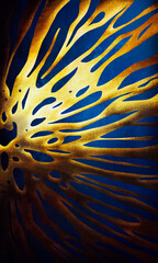 abstract decorative pattern on dark blue background