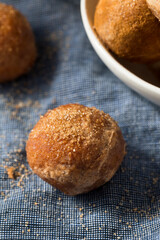 Homemade Fried Cinnamon Sugar Donut Holes