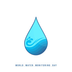 Water drop vector illustration