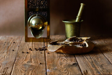 still life with a bottle of wine