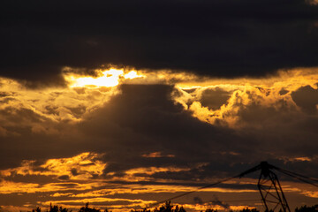 clouds and sun