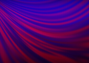 Fototapeta premium Light Purple vector background with liquid shapes.