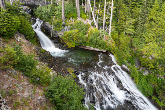 Narada falls in the Mt. Rainier National Park, Washington