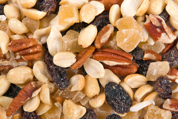 close-up frutos secos variados © Misraim