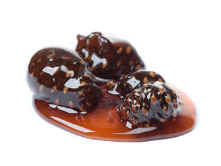 Spill of pine cone jam