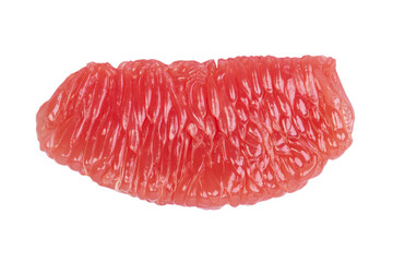 Peeled grapefruit slice