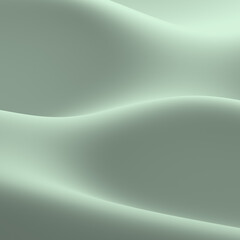 SOFT GREEN MONOCHROMATIC ABSTRACT LANDSCAPE