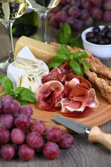 Antipasto. Wine Snack Set