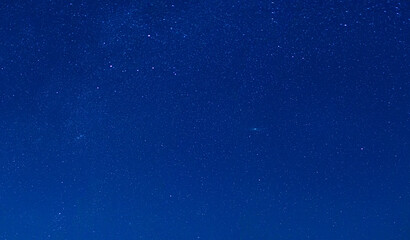 Stars on a background of night blue sky