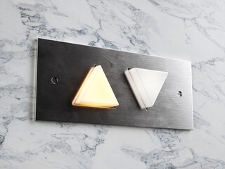 Elevator button up and down direction © Denys Rudyi