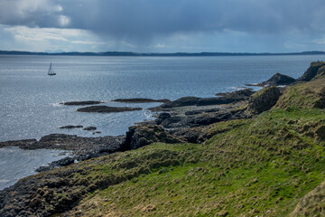 Isle of Mull photographed in Scotland, in Europe. Picture made in 2019