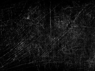 Black and white grunge scratch texture backdrop or overlay