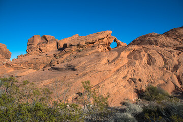 Views of the Valley of Fire, near Las Vegas, Nevada, USA