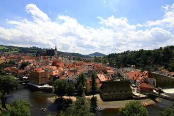view of Cesky Krumlov