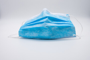 blue plastic bag
