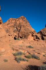Fototapeta premium Views of the Valley of Fire, near Las Vega, Nevada, USA