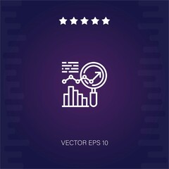 benchmark vector icon modern illustration