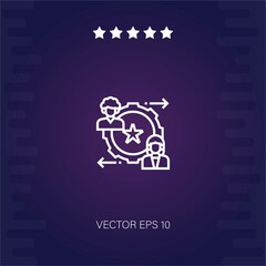 customer vector icon modern illustration