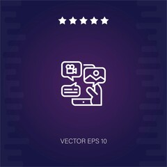 content vector icon modern illustration