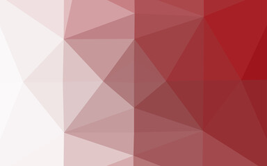 Light Red vector low poly layout.