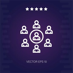 network vector icon modern illustration