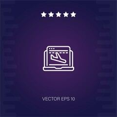 landing vector icon modern illustration