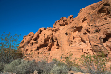 Views of the Valley of Fire, near Las Vega, Nevada, USA