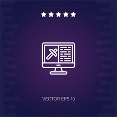 data mining vector icon modern illustration
