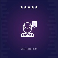 customer service vector icon modern illustration