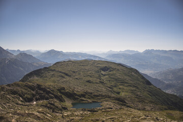 French alps mountain view