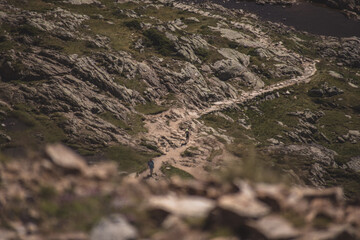 French alps mountain view
