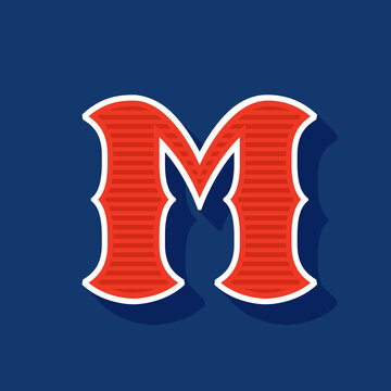Classic style M letter Sport logo.
