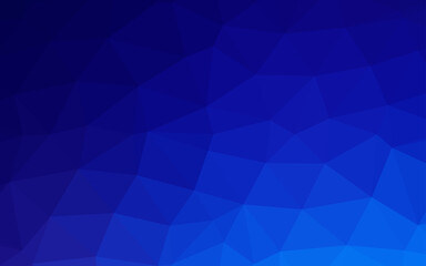 Obraz premium Light BLUE vector shining triangular template.
