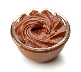 bowl of chocolate cream