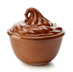 bowl of chocolate cream