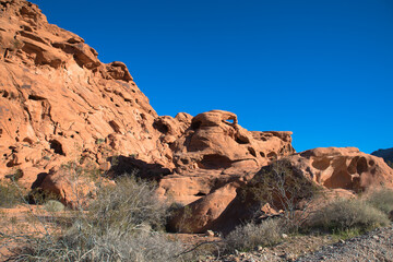 Fototapeta premium Views of the Valley of Fire, near Las Vega, Nevada, USA