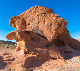 Views of the Valley of Fire, near Las Vega, Nevada, USA