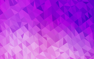 Light Purple vector abstract mosaic pattern.