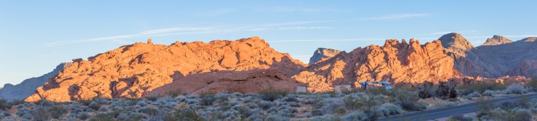 Fototapeta na wymiar Valley of Fire, near Las Vegas, Nevada, USA
