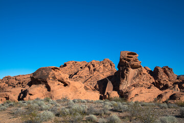 Fototapeta premium Valley of Fire, near Las Vegas, Nevada, USA