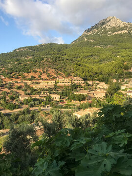 village Deya in the mountains Tramuntana, Mallorca, Balearic islands.