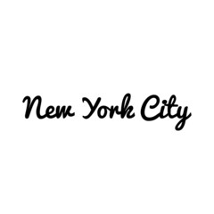 New York sign vector