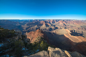 Fototapeta na wymiar Views of the South Rim of the Grand Canyon, Arizona, USA