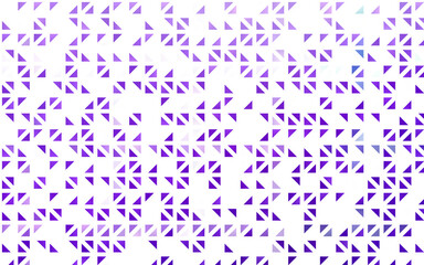 Fototapeta na wymiar Light Purple vector layout with lines, triangles.