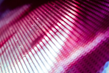 CloseUp LED blurred screen. LED soft focus background. abstract background ideal for design.