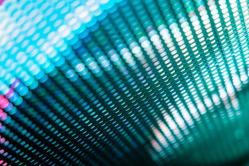 CloseUp LED blurred screen. LED soft focus background. abstract background ideal for design.