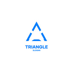 Triangle logo icon design vector simple minimal elegant